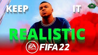 how to keep FIFA 22 career mode REALISTIC