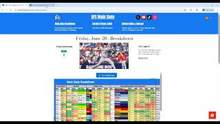 DFS Main Slate Tutorial | How to Read the Cheat Sheet & Crush Your Lineups