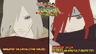 Naruto Shippuden Ultimate Ninja Storm Revolution Skins DLC9 Nagato White Hair, Nagato Akatsuki