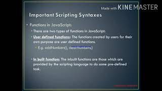 JavaScript in Kompozer. STD 12