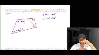 Grade 9 Math Test - Parallel Lines, Angles, Triangles, Quadrilaterals, Polygon Relationships