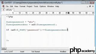 MD5 Encryption in PHP Tutorial [Hindi]