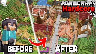 I Transformed a Village into a CITY in Hardcore Minecraft Survival (#23)