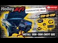 Holley terminator X max step by step install 1996-1998 chevy obs