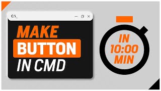 10 Min. Challenge - 'How to make Clickable button On CMD?' | www.thebateam.org