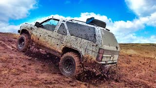 Very difficult climb [TOYOTA 70 vs ZAZ MONSTER vs NISSAN TERRANO vs NIVA vs ISUZU TROOPER] Off Road