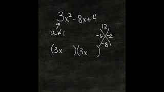 ⏰1 MINUTE ALGEBRA ⏰ Berry Method! Factoring!