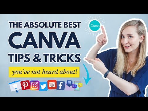 20 CANVA TIPS AND TRICKS 2021 You Wish You Knew Earlier | Canva ...