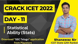 Crack ICET 2022 Series | Day  - 11  | Statistical Ability |  AP ICET 2022 | TS ICET 2022 |