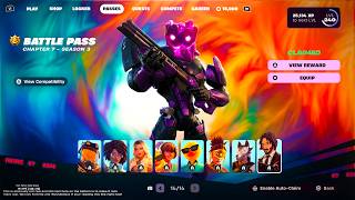 Fortnite Chapter 7 Season 3 Full Battle Pass Showcase
