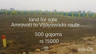 land for sale Amravati road to Vijayawada 7780137947