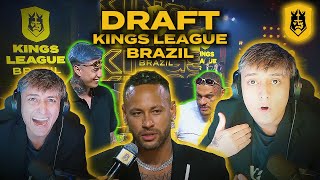 DONA REAGE E ANALISA: DRAFT DA KINGS LEAGUE BRASIL! [COMPLETO]