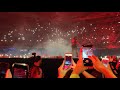 Post Malone smashing a guitar Valentine's Day 2019 European tour Dublin