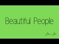 Ed Sheeran -  Beautiful People - Adrian Ash  Cover