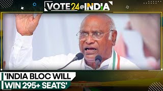 Exit Poll 2024: INDIA bloc will win 295+ seats says Congress president Mallikarjun Kharge | WION
