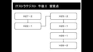 ＩＴストラテジスト　午後Ⅱ　留意点