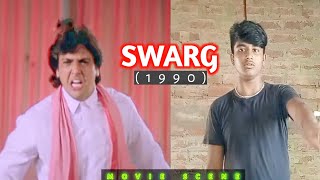 Swarg ( 1990 ) Hindi movies Govinda Rajesh Khanna dialogue Swarg movie  best scene