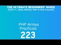 223. PHP Arrays Practicals