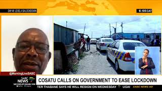 COVID-19 | Cosatu urges government to ease lockdown