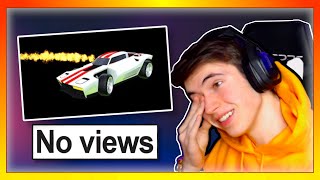 Reacting To Rocket League Videos With 0 VIEWS... (not what I expected)