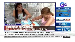 PANAYAM: Francisco Buencamino, executive director, Canned Sardines Association of the Philippines