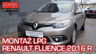 Montaż LPG Renault Fluence 1.6 110KM 2013r w Energy Gaz Polska na auto gaz BRC SQ 32 OBD