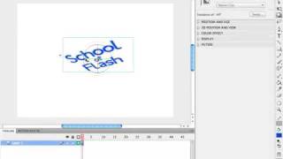 Flash CS4 Tutorial - 3D Transformation and Rotation