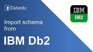 Import IBM Db2 database schema - Dataedo tutorial