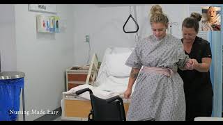 Ohio CNA Skill: Ambulation Using A Gait Belt