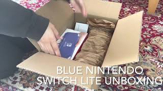 || Nintendo switch lite blue || Unboxing the new color and comparison