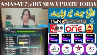 Asiasat 7 @105e Strong TP complete channel list || Asiasat 7 new update today