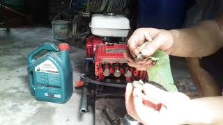 part 2. Cara memperbaiki mesin pompa SHANCIN yg bocor,, How to fix a leaky SHANCIN pump engine