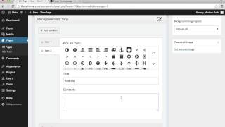 [Utilizer] Layout Builder: Tabs element