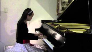 Mozart Sonata K 330 II (2nd movement) Theodora Marston(9) 谢小鸥（9）：莫扎特