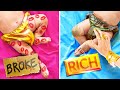 I Got Adopted By Billionaire Family || Rich Vs Broke! Cool Funny Situations And Hacks By 123 Go!