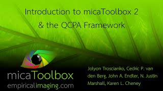 Introduction to the micaToolbox V2 and the Quantitative Colour and Pattern Analysis (QCPA) Framework