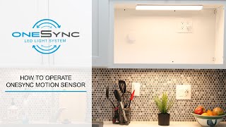 OneSync Motion Sensor Operation