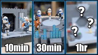 I Built 3 Of Captain Rex's Best Moments In The Clone Wars As LEGO Star Wars Mocs In 10min 30min 1hr!