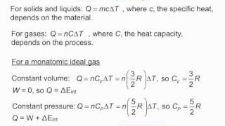 PY105 pre-class video for session 40 - Heat capacity, and a sample thermodynamics problem