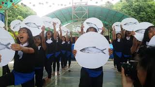 Bangus festival 2018 elimination round by grade 12 compassion in Brokenshire College toril