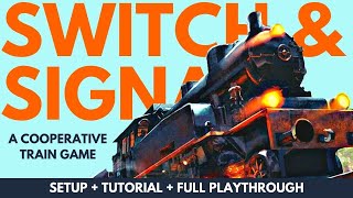 Switch \u0026 Signal Board Game | Full Playthrough | Setup | How to Play