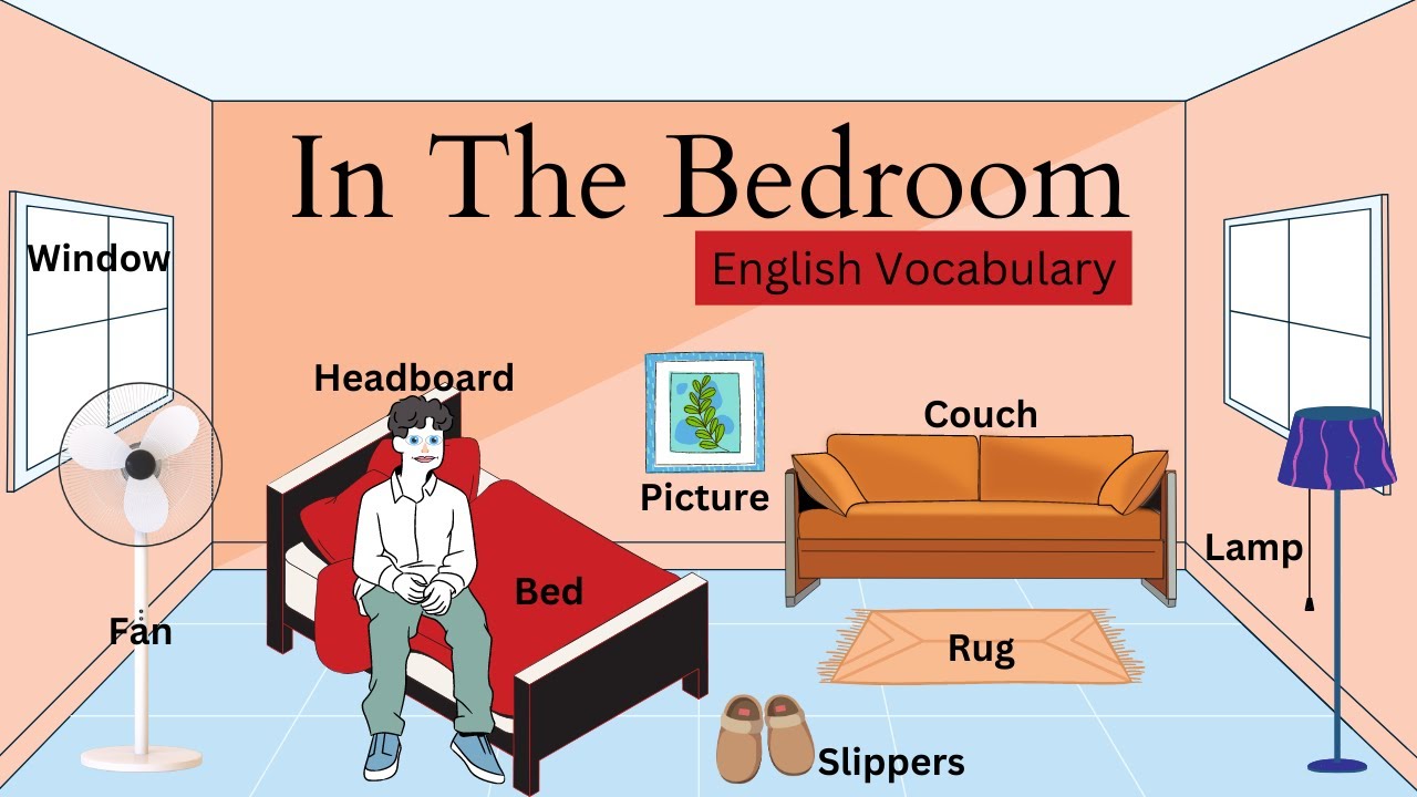 Bedroom Items English Vocabulary Youtube