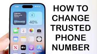 How To Change Apple ID Trusted Phone Number! (2024)
