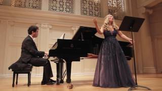 American opera diva Nikoleta Rallis and Aza Sydykov perform Begaliev's I miss you