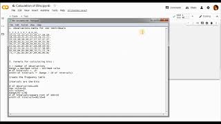 Python-Calculation of bins