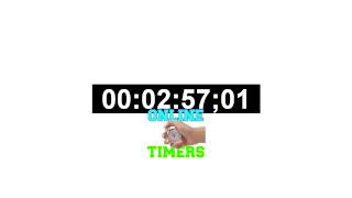 3 Minutes Timer - 180 seconds countdown exercising sports clock