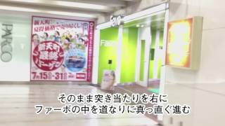 地下鉄天神駅から天神鍼灸院までの道案内