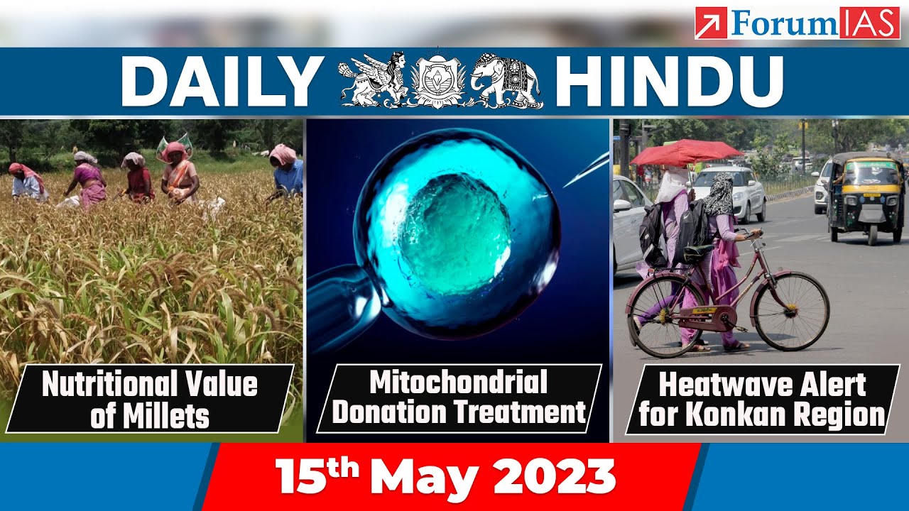 Daily Hindu News Analysis 15 May 2023 Upsc Current Affairs