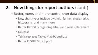 New Features in SQL Server 2008 Reporting Services - Part 2