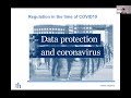 WEBINAR: Protecting Personal Data in a Pandemic